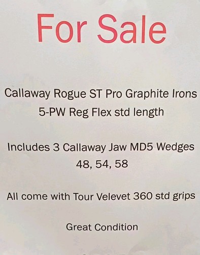 Callaway rogue pro - st,